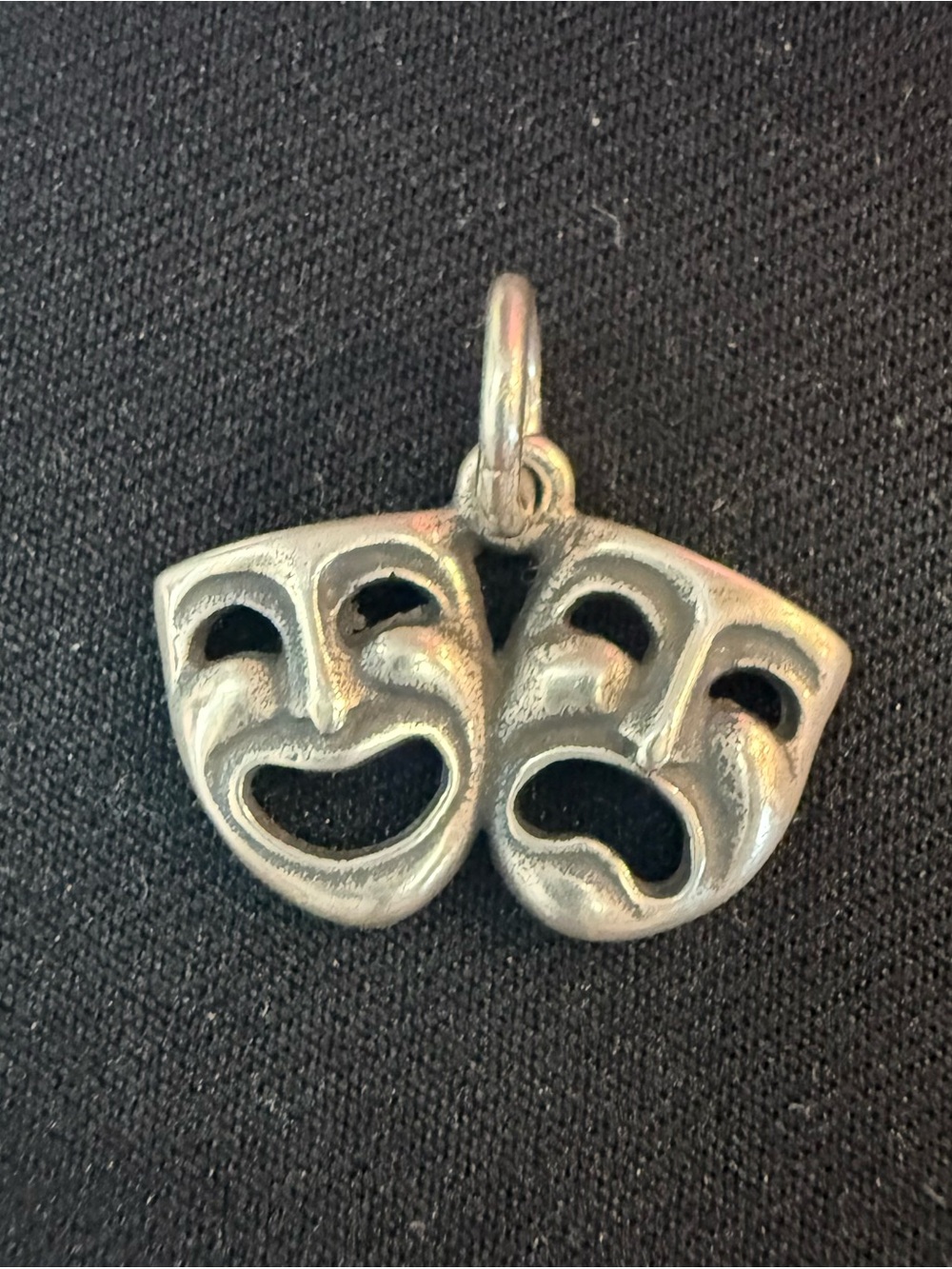 James Avery Vintage Drama Masks Charm